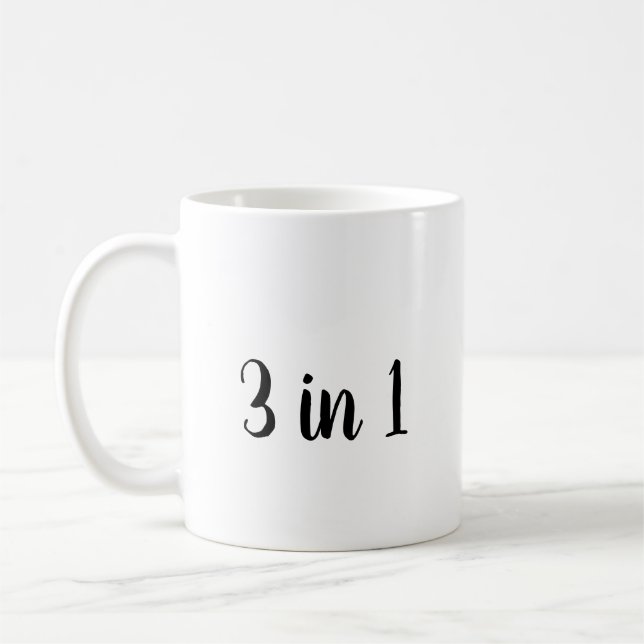 Three in one coffee mug (Left)
