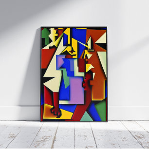 Three Jazz Musicians Poster