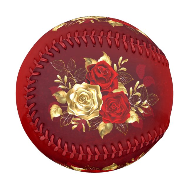 Three Jewellery Roses Baseball (Front Left)
