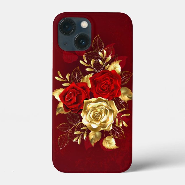 Three Jewellery Roses Case-Mate iPhone Case (Back)