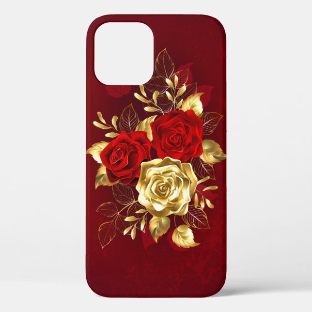 Three Jewellery Roses Case-Mate iPhone Case (Back)