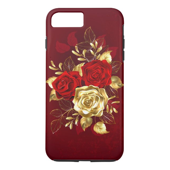 Three Jewellery Roses Case-Mate iPhone Case (Back)