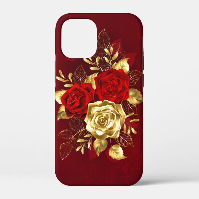 Three Jewellery Roses Case-Mate iPhone Case (Back)