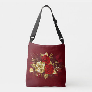Three Jewellery Roses Crossbody Bag