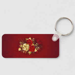 Three Jewellery Roses Key Ring