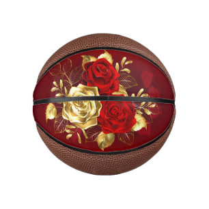 Three Jewellery Roses Mini Basketball