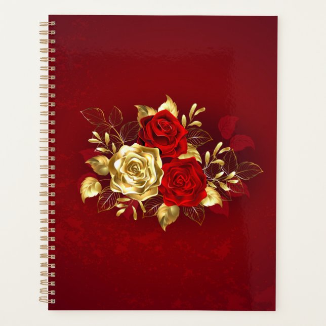 Three Jewellery Roses Planner (Front)