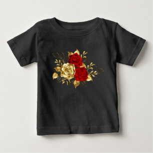Three Jewelry Roses Baby T-Shirt