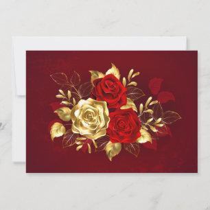 Three Jewelry Roses Card