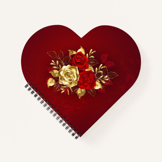 Three Jewelry Roses Notebook (Front)