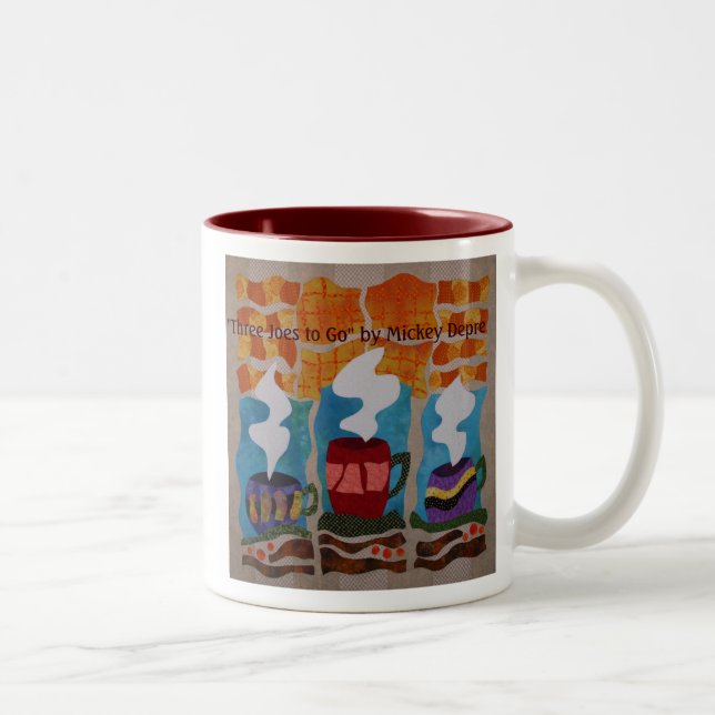 "Three Joes to Go" Coffee Mug (Right)