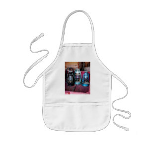 Three Kerosene Lamps Kids Apron
