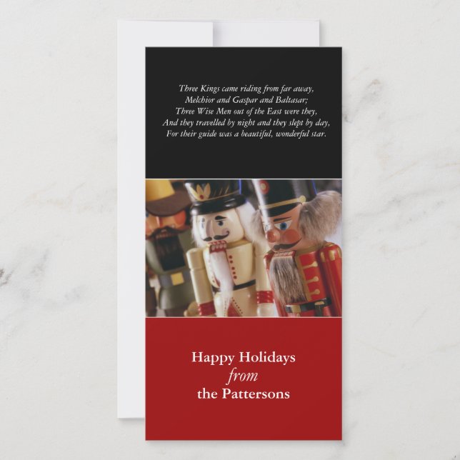 Three Kings Holiday Photo Card (Front)