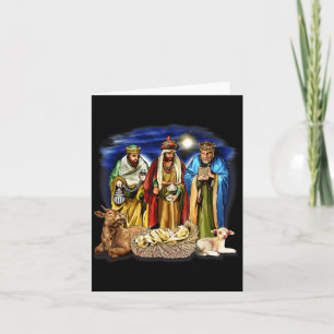 Three Kings Shirt Nativity Scene Shirt Christmas S Card