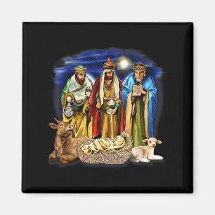 Three Kings Shirt Nativity Scene Shirt Christmas S Magnet