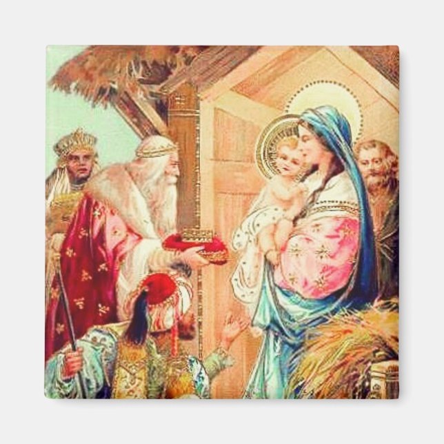 Three Kings Vintage Magnet (Front)