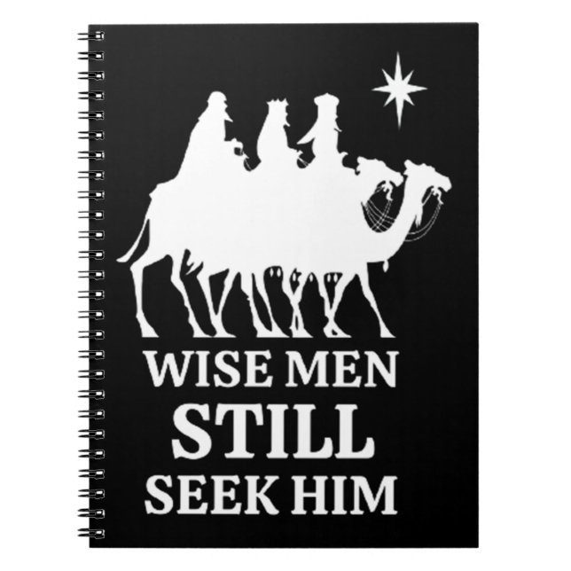 Three Kings Wise Men Still Seek Him Notebook (Front)