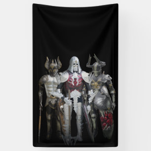 Three knights banner