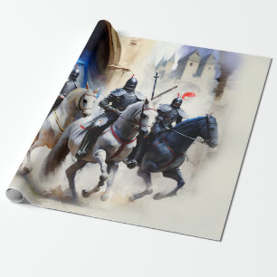 Three Knights Ride Out - The Quest   Wrapping Paper