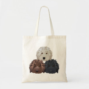Three Labradoodles Tote Bag
