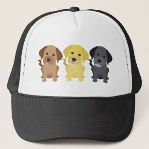 Three Labrador Retrievers Trucker Hat