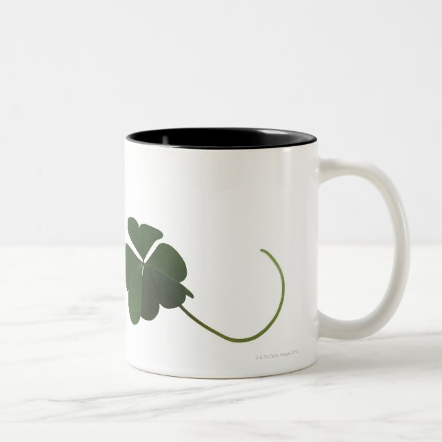 Three-leaf clover Two-Tone coffee mug (Right)