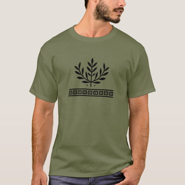 Three Leaf Laurel T-Shirt (Front)