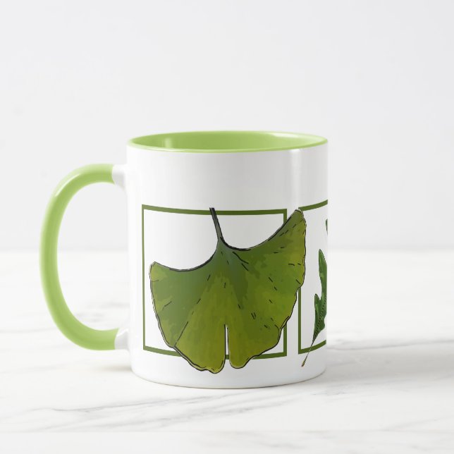 Three Leaves Mug (Left)