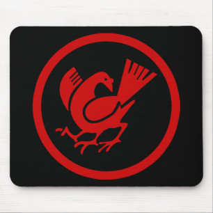 Three Legged Crow Mouse Mat
