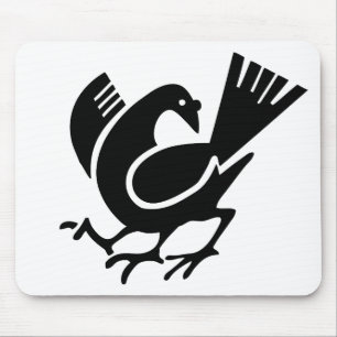 Three Legged Crow Mouse Mat