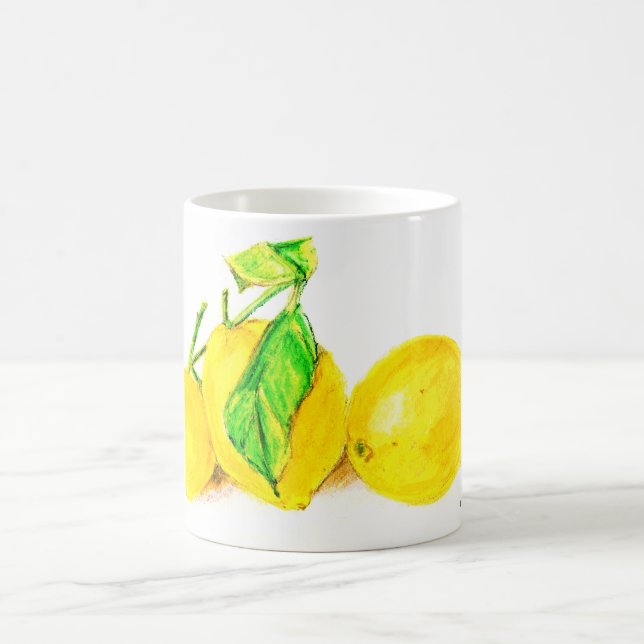 three lemons coffee mug (Center)