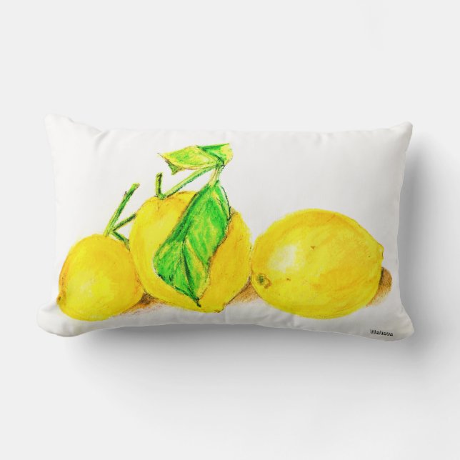 three lemons lumbar cushion (Front)