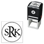 Three Letter Monogram Self Inking Stamp