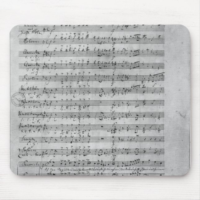 Three Lieder Mouse Mat (Front)