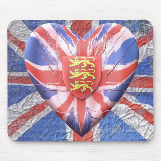 Three Lions Mouse Mat (Front)