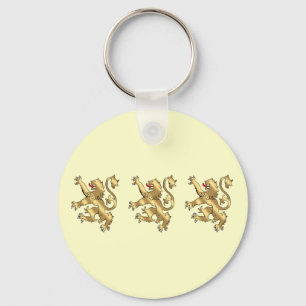 Three Lions of England English pride gifts Key Ring