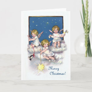 Three Little Angels Holiday Card