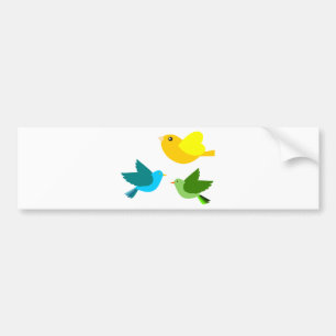Three Little Birds Bumper Sticker