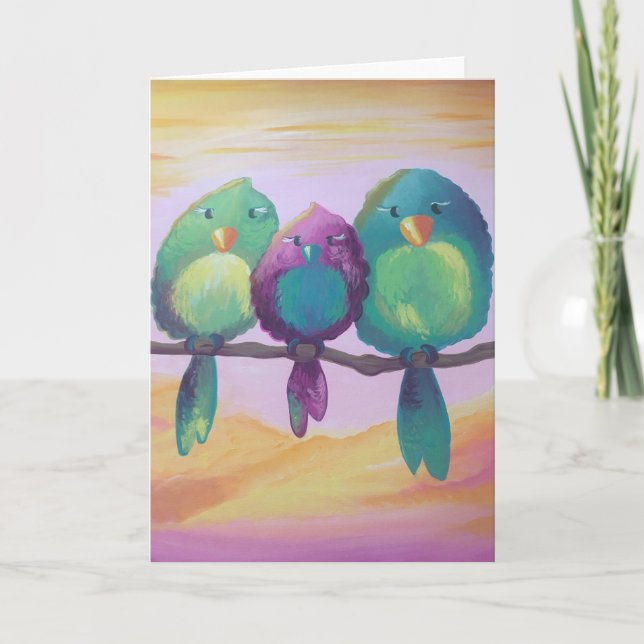 Three Little Birds Card (Front)