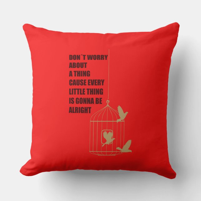 Three Little Birds Cushion (Front)