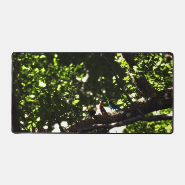 Three Little Birds Desk Mat (Front)