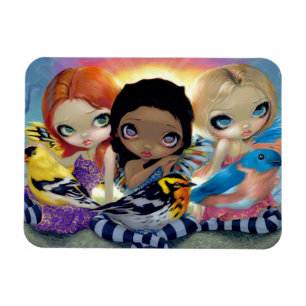 "Three Little Birds" Magnet
