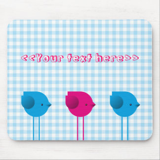 Three little birds mouse mat