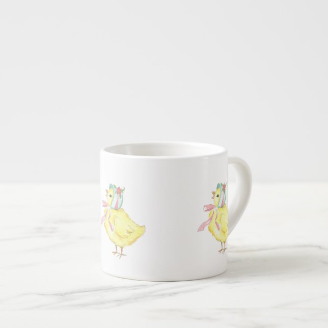 Three Little Chicks Espresso Mug (Front Right)
