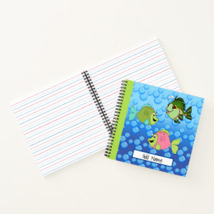 Three Little Fish Spiral Notebook