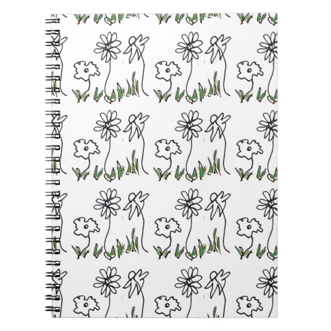 Three Little Flowers Notebook (Front)