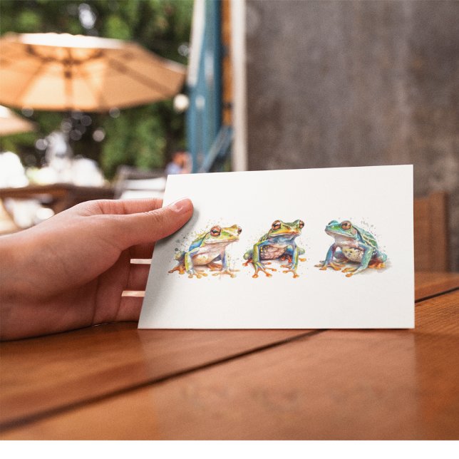 Three Little Frogs Postcard (Creator Uploaded)