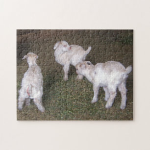 Three Little Goat Kids Jigsaw Puzzle