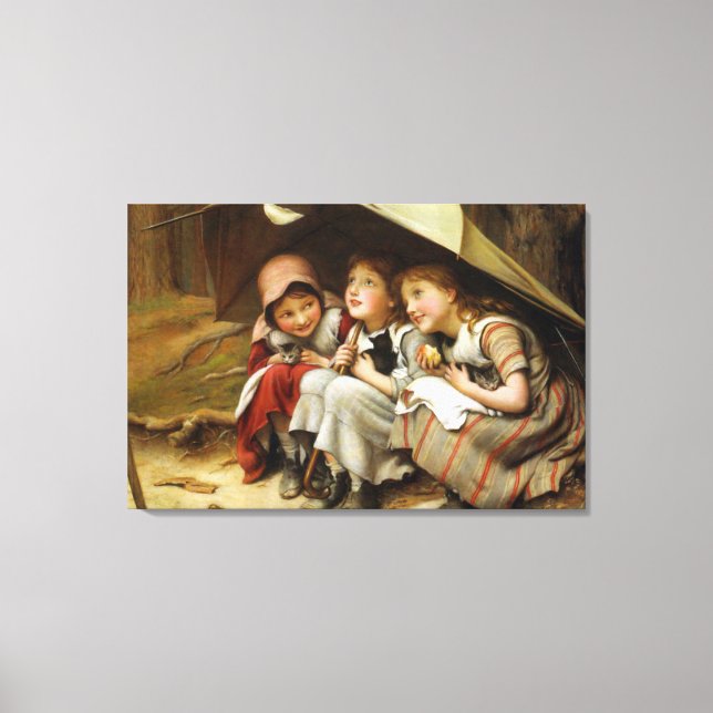 “Three Little Kittens” Canvas Print (Front)