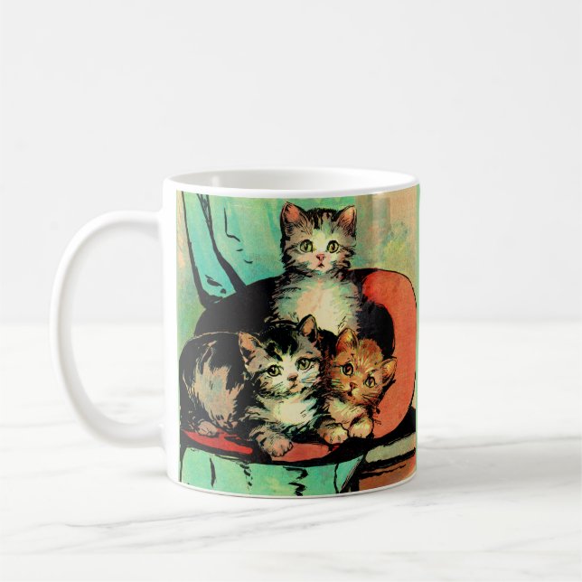 three little kittens coffee mug (Left)